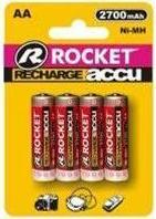 Immagine prodotto Rocket Batteria Accu 2700mAh AA, 4 pezzi. (4 pz., AA, 2700 mAh)