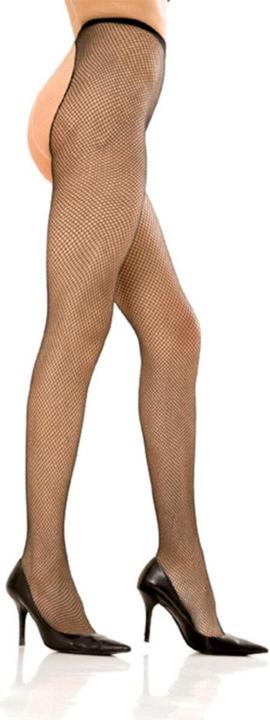 Produktbild EDC Netzstrumpfhose mit offenem Schritt Schwarz (One Size)