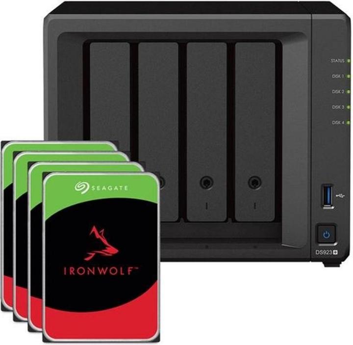 Synology DS923+ (4 x 10 TB, Seagate Ironwolf)