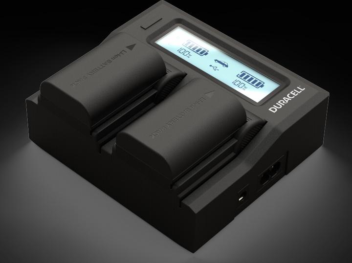 Actual product image Duracell Dual charger for DR9943/LP-E6 (Camera battery charger)