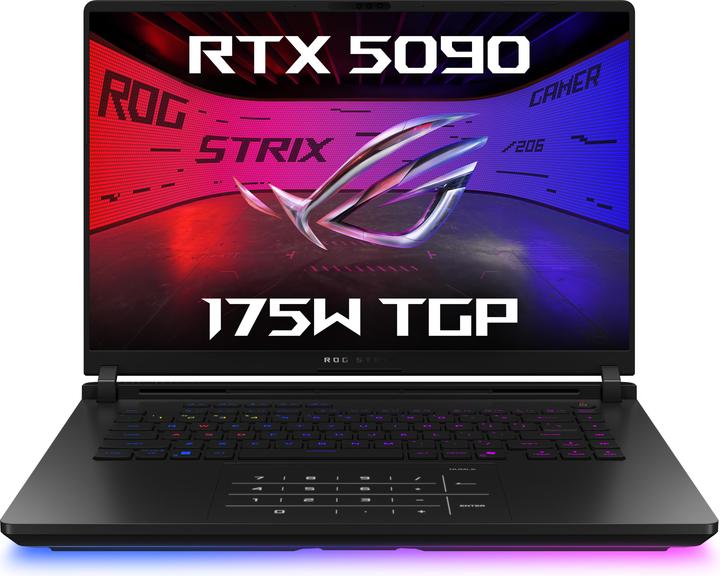 Produktbild ASUS ROG Strix Scar 16 RTX 5090 (16", Intel Core Ultra 9 275HX, 68.72 GB, 2000 GB, DE)
