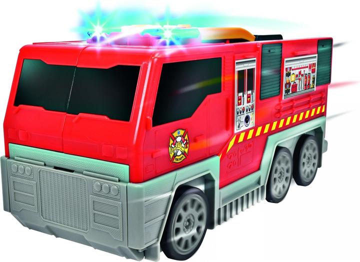 Produktbild Dickie Ausklappbares Feuerwehrauto und Garagen-Spielset
