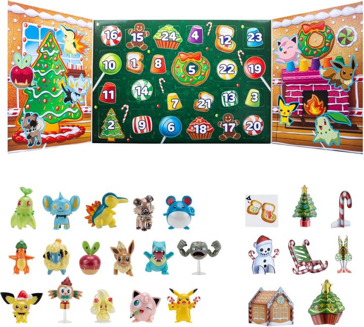Immagine prodotto Pokémon Calendario dell'Avvento delle figure di battaglia