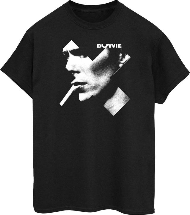 Produktbild David Bowie Cross Smoke Boyfriend Fit TShirt (XL)