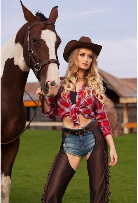 Image du produit Boland Chapeau de cowboy marron