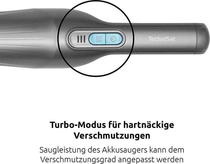 Produktbild TechniSat TSAT TechniMax AS Mini Akkusauger Laufzeit bis 30min EPA 11 560g anth