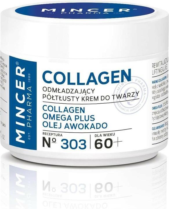 Produktbild Elfa Mincer Pharma Collagen 60+ Verjüngende Halbfettcreme Nr. 303 50ml (50 ml, Tagescreme)