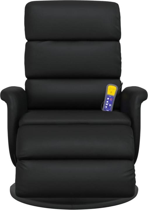 Produktbild VidaXL Massagesessel mit Fussteil Schwarz Kunstleder,Farbe