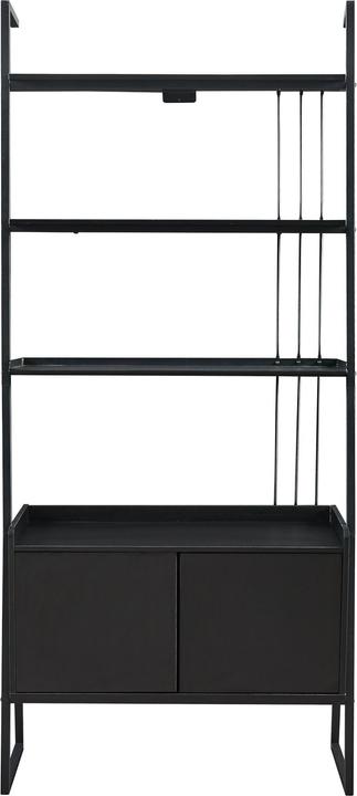Actual product image En.Casa Storfjord 4-piece furniture set 1x desk, 3x ladder shelf