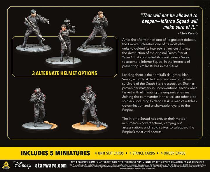 Immagine prodotto Atomic Mass Games AMGD1026 - Star Wars: Shatterpoint - Oggi la Ribellione Muore Squad Pack (Tedesco)