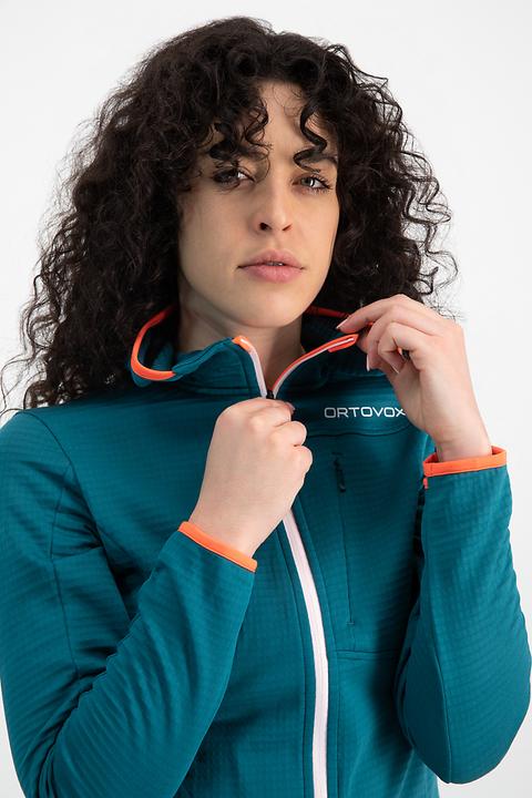 Produktbild Ortovox Fleece Light Grid Hoodie Damen Midlayer (XS)
