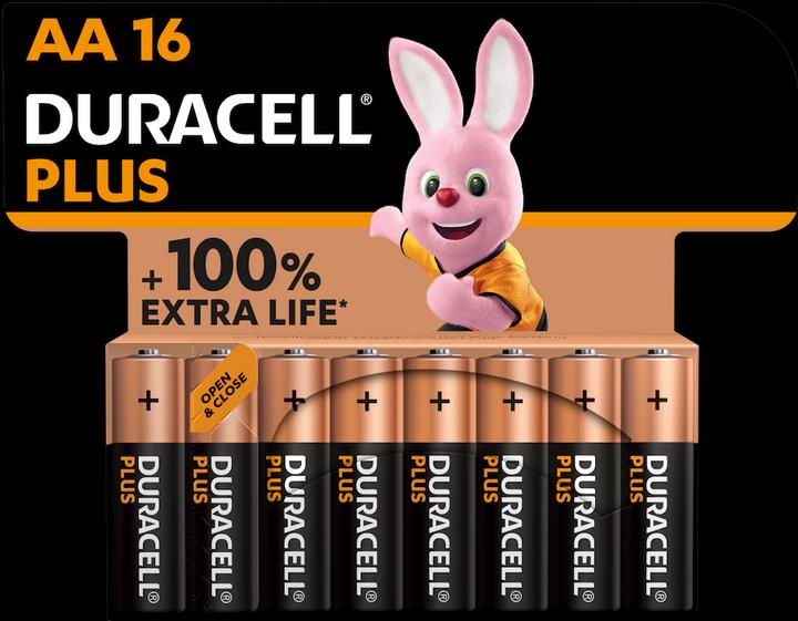 Produktbild Duracell Plus (16 Stk., AA, 2700 mAh)