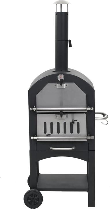 Produktbild VidaXL Garten-Holzkohle-Pizzaofen mit Schamottstein (Pizzaofen Holz)