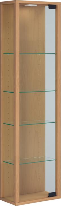 Image du produit VCM Collection vitrine murale bois verre Stando Mini (115 x 33 x 18 cm)