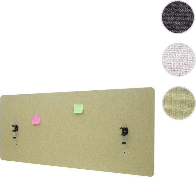 Immagine prodotto Mendler Divisorio acustico per scrivania, schermo privacy per ufficio, bacheca a doppia parete in (140 x 60 x 2 cm)