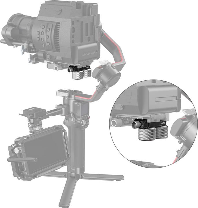 Produktbild SmallRig 3125 Gegengewicht Kit fÃ¼r DJI RS 2 / RSC 2 und ausgewÃ¤hlte ZHIYUN Gimbals (Gimbal Gegengewicht)