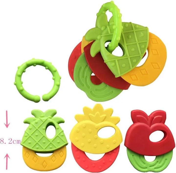 Image du produit Activity Board Dentition en silicone pour bébé choses nouveau-né mâche bébé dentition de qualité alimentaire lit