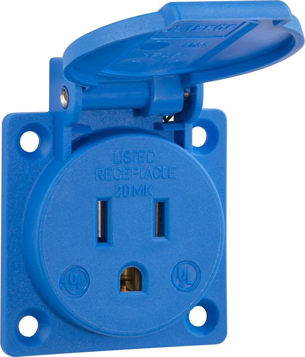 ABL Presa di corrente integrata USA / Canada, blu, 125 V/15 A