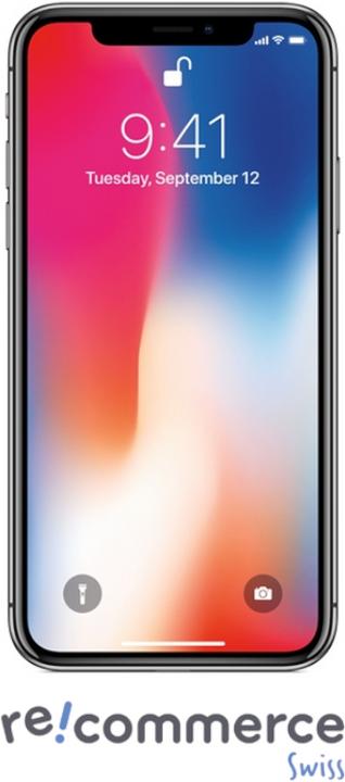 Image du produit Re!commerce iPhone X (256 Go, Gris sidéral, 5.80", 12 Mpx, SIM simple, B / Très bon)