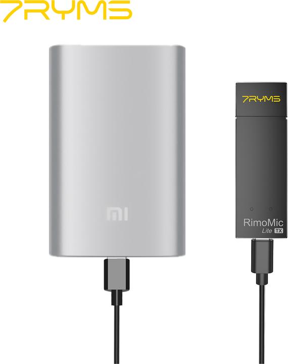 Produktbild 7Ryms Streaming and Video Mini Wireless Microphone (For USB-C & USB-A Interface) Rimomic Lite UC - Whit...