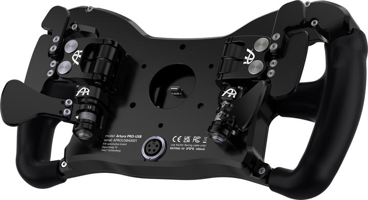 Actual product image Ascher Racing McLaren Artura Pro-USB steering wheel