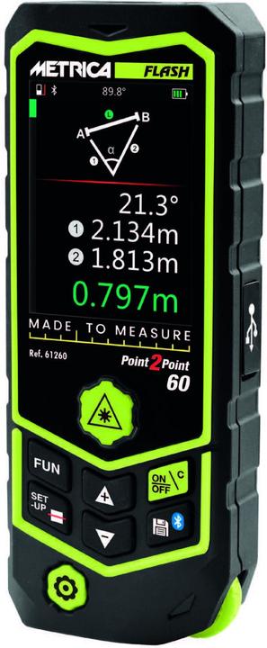 Metrica Laser Distance Meter Flash Point2point 60 (60 m)