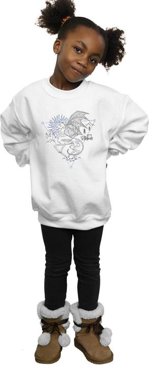 Immagine prodotto Thestral Line Art Felpa Ragazze (152, 158)