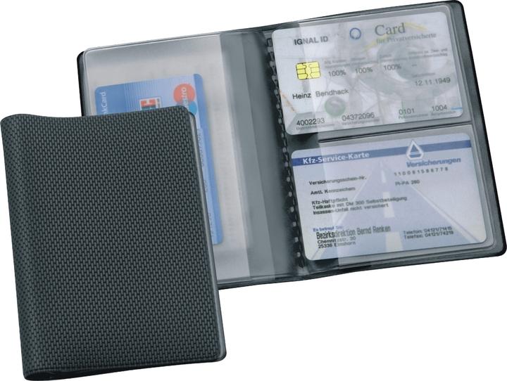 Immagine prodotto Veloflex Copertina per carte d'identità in PVC nero con 1 tasca, adatta per (1 x)