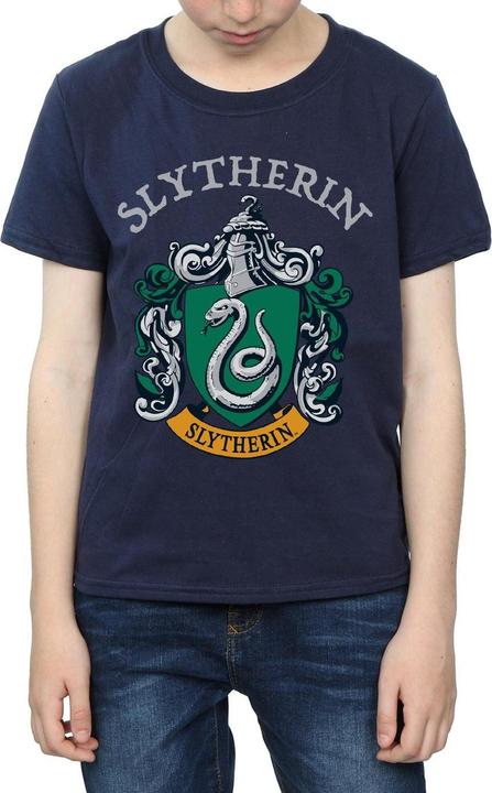 Actual product image Boys Slytherin Crest T-Shirt (140, 146)