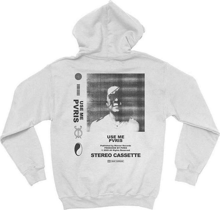 Image du produit Pvris Sweat à capuche unisexe pour adulte Use Me Copyright Back Print (M)