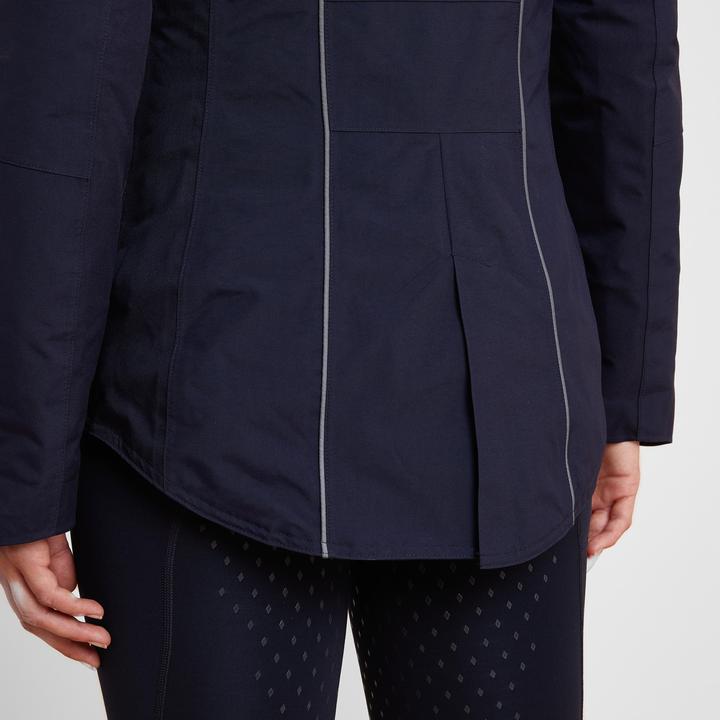 Image du produit Fouganza Veste d'équitation d'hiver 580 imperméable femme bleu (XS)