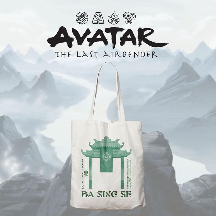 Actual product image Fanattik Avatar The Lord of the Elements Tote Bag Ba Sing Se