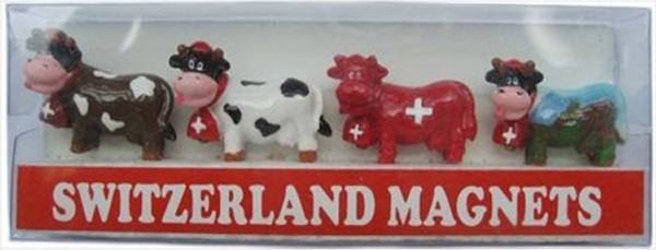 Produktbild Sellmer Magnet Switzerland 4er Set Funny Cow (4 x)
