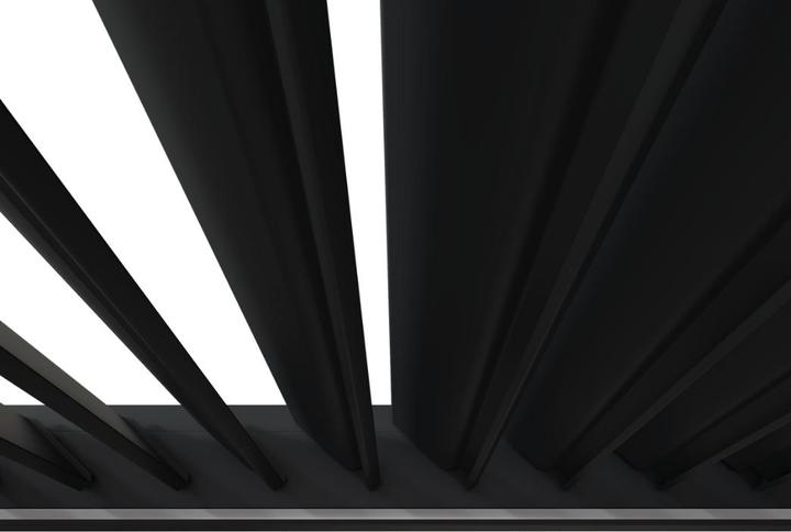 Actual product image Weide Electric pergola 4x6m anthracite with LED (600 cm, 400 cm)