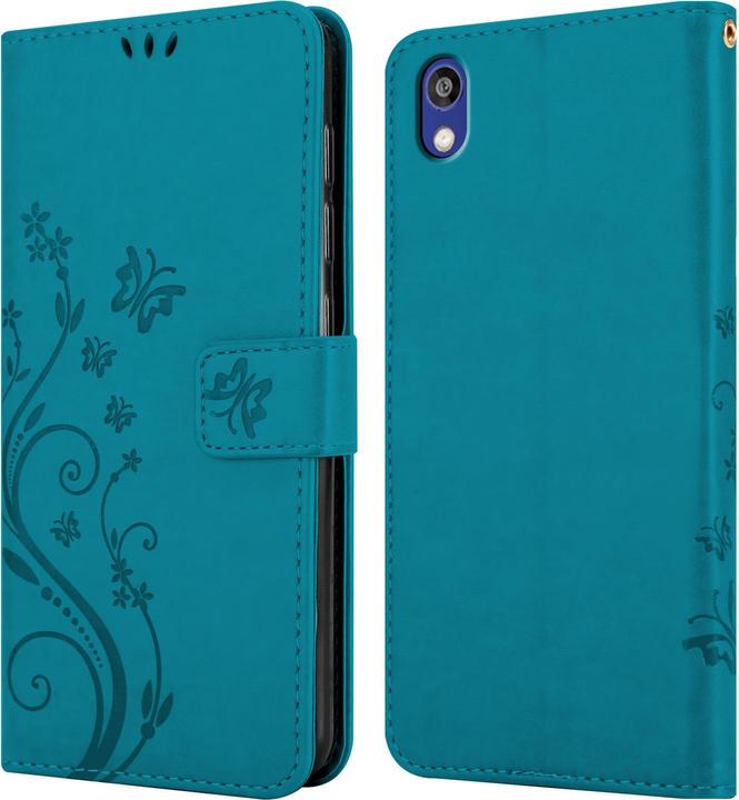 Actual product image Cadorabo Flower Book Cover (Huawei Y5 (2019), Honor 8s)