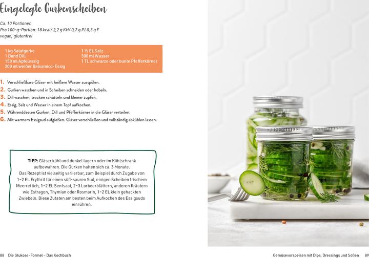 Image du produit Die Glukose-Formel: Das Kochbuch (Allemand, Veronica Pichl, 2023)