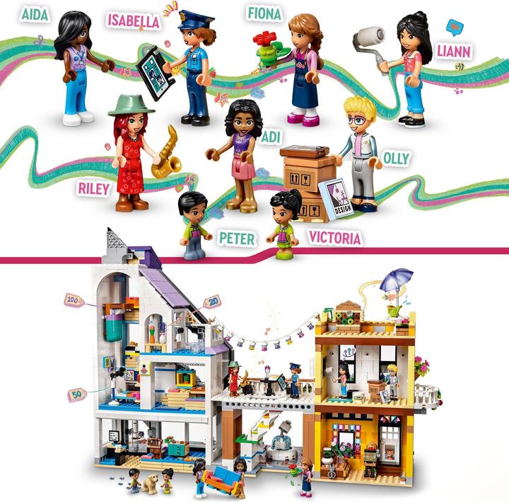 Actual product image LEGO City centre (41732, LEGO Friends)