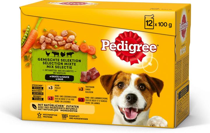 Actual product image Pedigree pouch selection (Adult, 1 pcs., 1200 g)