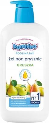 Actual product image Bambino Rodzina żel pod prysznic Gruszka 1000ml (1000 ml)