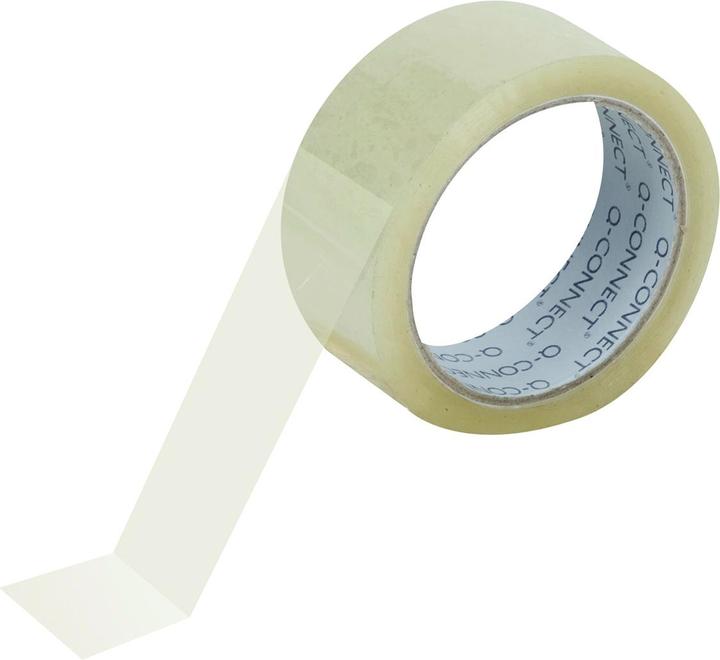Immagine prodotto Q-Connect Nastro per pacchi, 48 mm, 66 anni, trasparente (98 mm)