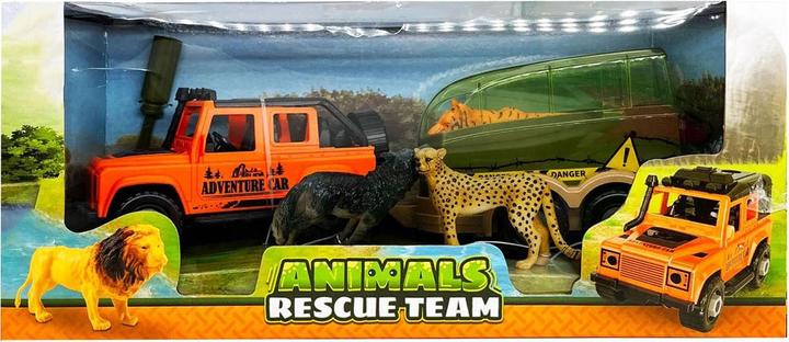 Produktbild Animal Life 4x4 Safari-Auto mit Anhänger und Tieren