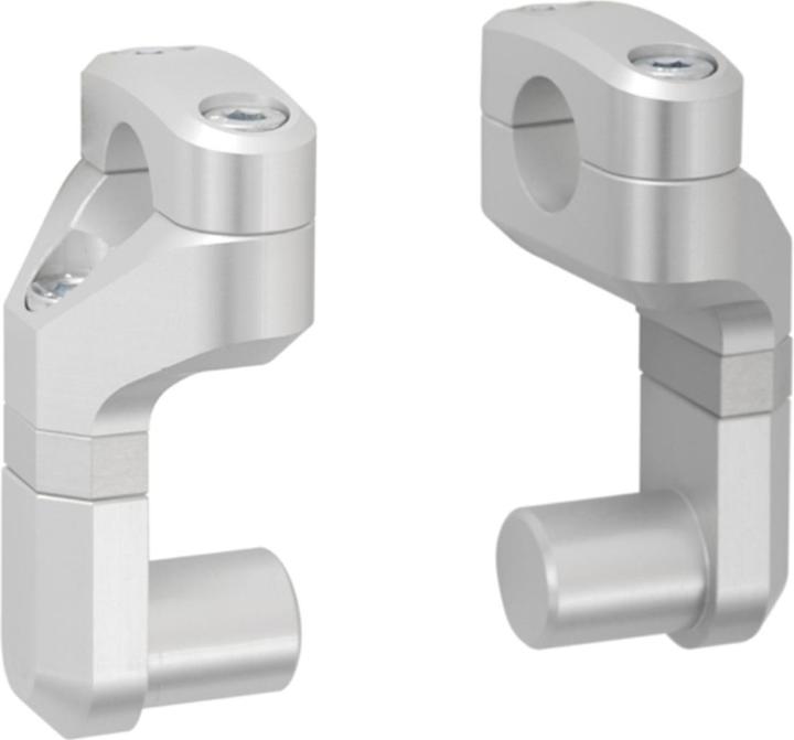 Actual product image Sw Motech Handlebar relocation variable for 22mm handlebar silver
