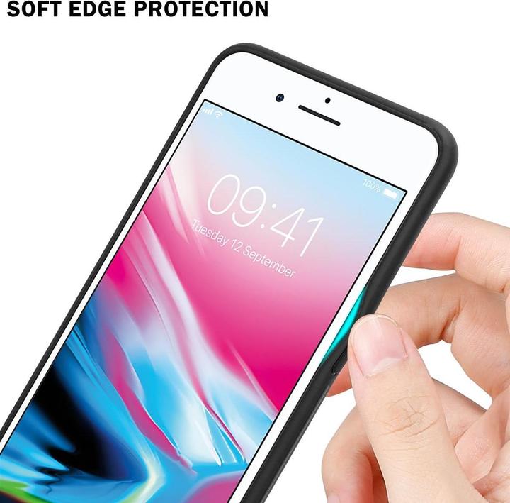 Actual product image Cadorabo TPU Striped Glass Cover (Apple iPhone 7 Plus, Apple iPhone 7s Plus)