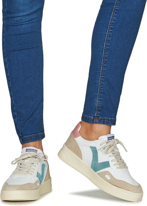 Actual product image Victoria leather effect and split leather sneakers seul (41)
