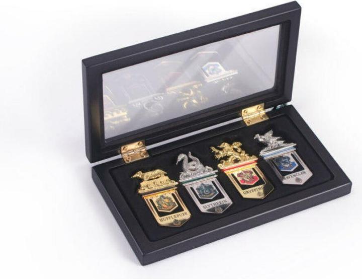 Produktbild Noble Collection Harry Potter Hogwarts Lesezeichen 4er Set