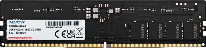 Adata DDR5 16Go 5600-46 Premier Tray Plateau unique (1 x 16GB, 5600 MHz, RAM DDR5, DIMM)