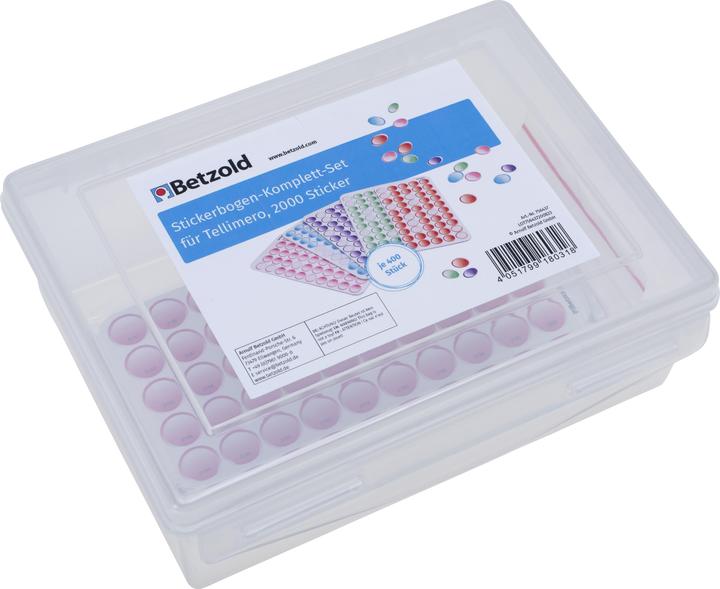 Actual product image Tellimero Sticker sheet complete set for (French, English, German)