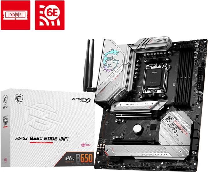 Produktbild MSI MPG B650 Edge WIFI (AM5, AMD B650, ATX)