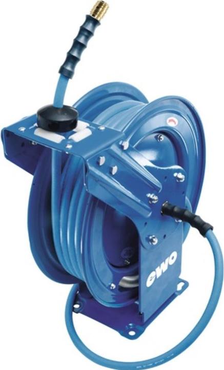 Produktbild EWO Schlauchaufroller BluBird für Luft und Wasser Schlauchlänge 15 m Gehäuse Metall Ausgangsanschluss... (15 m)
