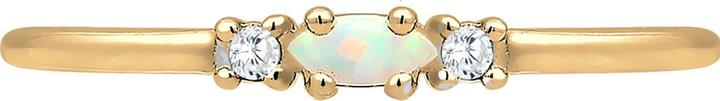 Immagine prodotto Elli Vintage Design mit Zirkonia und Opal (58, 925 Argento)